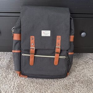 Black and Brown Men's Backpack